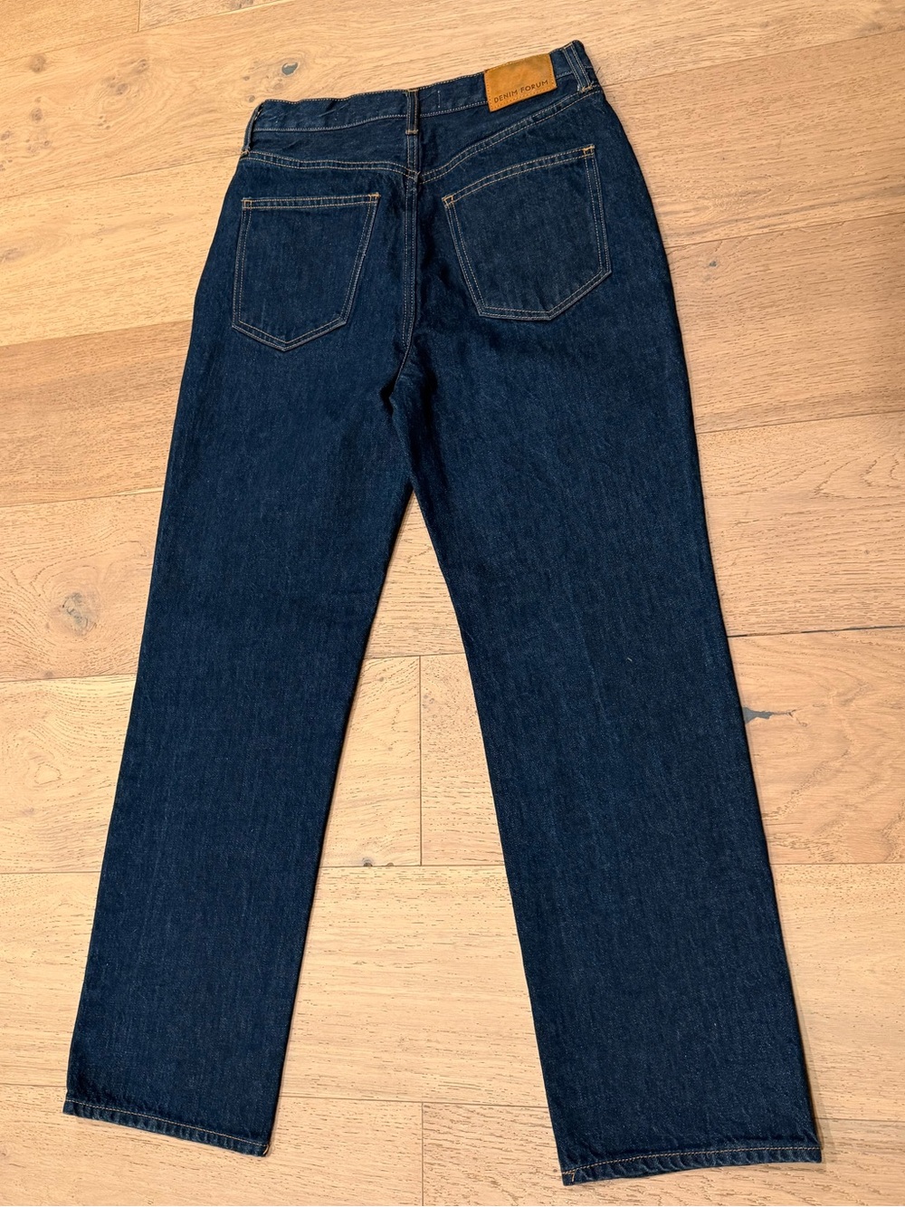 EUC size 27 Joni High-Rise Loose Denim Forum Jeans in Dark Blue - Picture 2 of 13